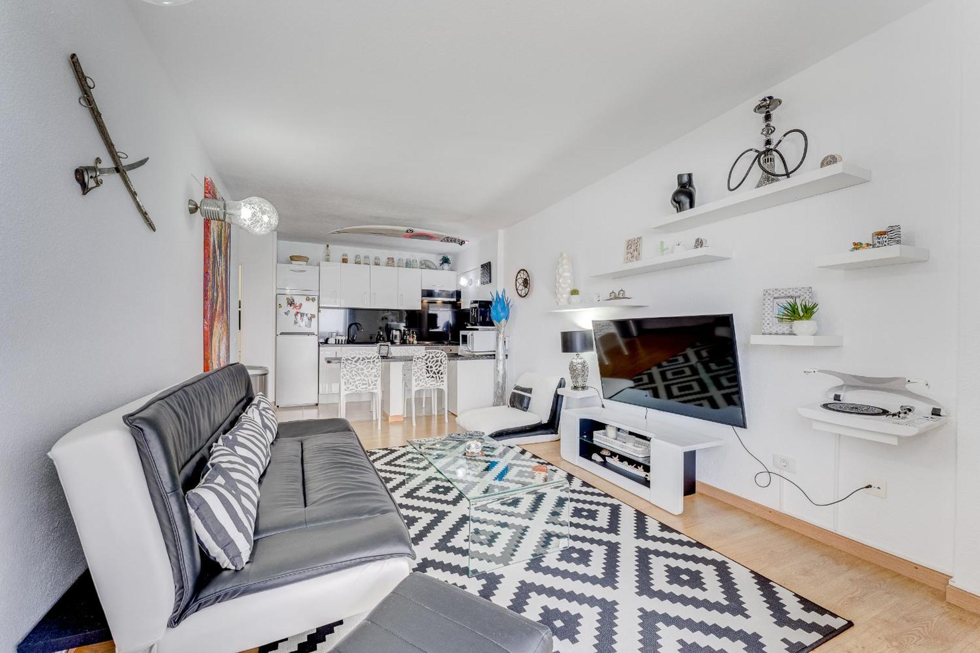 1St Line Sea View 3 Rooms Apartment In Tenerife 92M2 바하마르 외부 사진