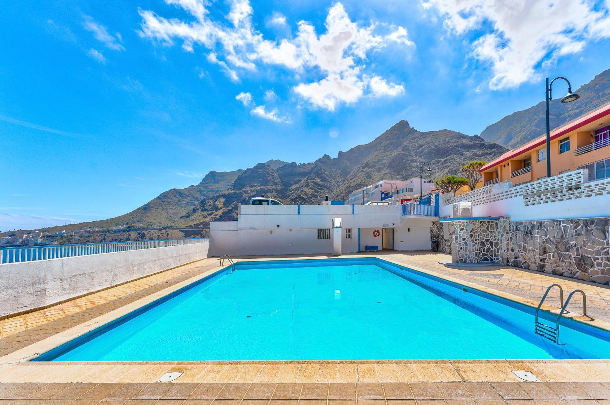 1St Line Sea View 3 Rooms Apartment In Tenerife 92M2 바하마르 외부 사진